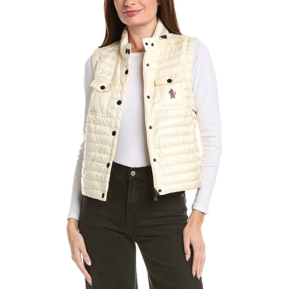 Moncler Womens  Gumiane Vest, White